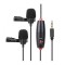 LENSGO LYM-DM1 Double Dual Wired Microphone LENSGO LYM-DM1 Double Dual Wired Microphone